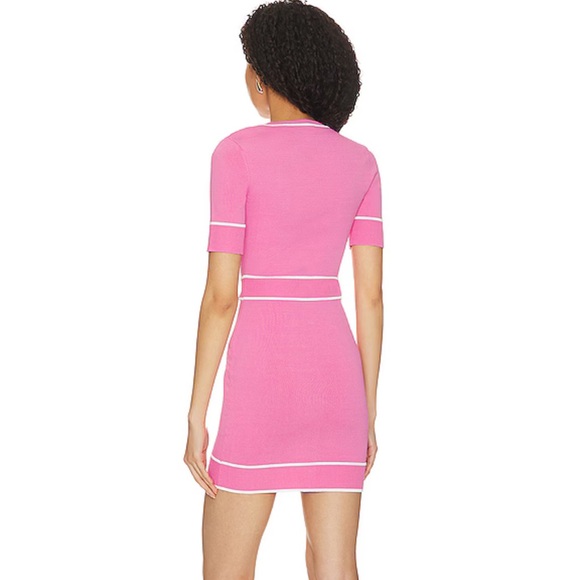 Revolve Lovers & Friends Pearl Mini Dress ( small) pink - Picture 3 of 4